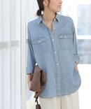 《予約》［26SS新作］ライトデニムオーバーサイズシャツ