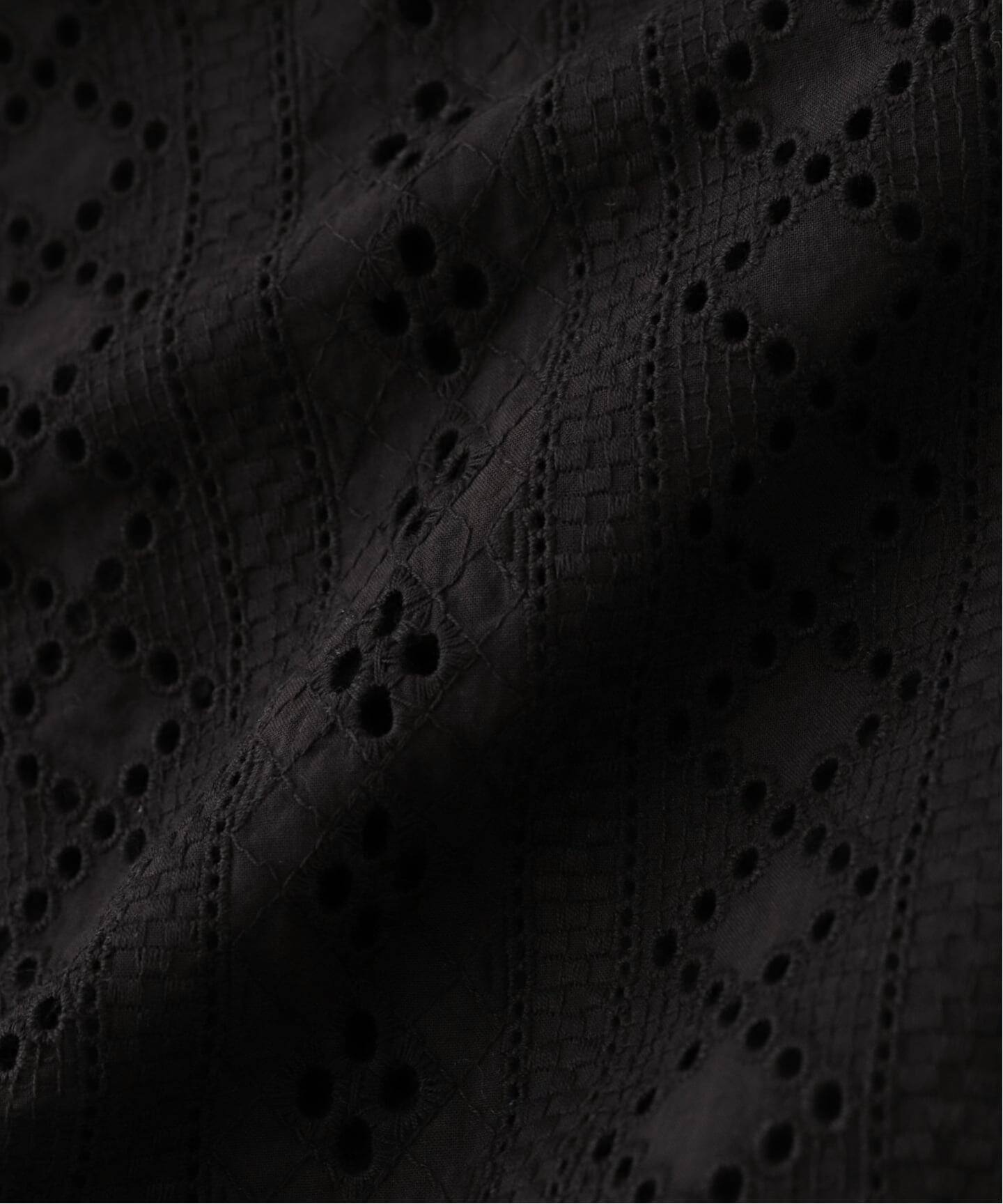WEB限定追加予約》コットンカットワーク刺繍開襟シャツ（シャツ