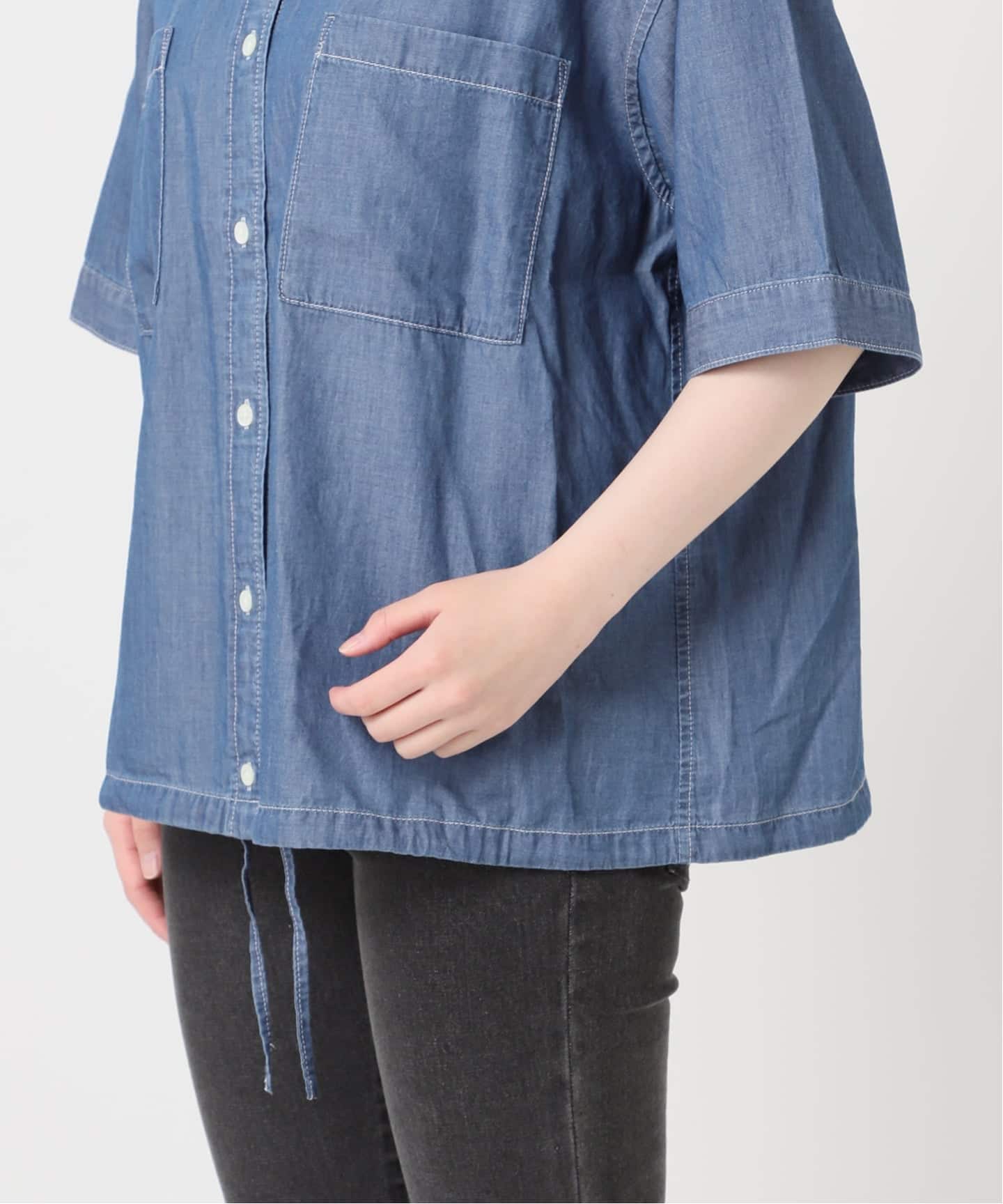 JOURNAL STANDARD relume ライトデニムドロストシャツ ライトデニムドロストシャツ（シャツ／ブラウス）｜JOURNAL STANDARD