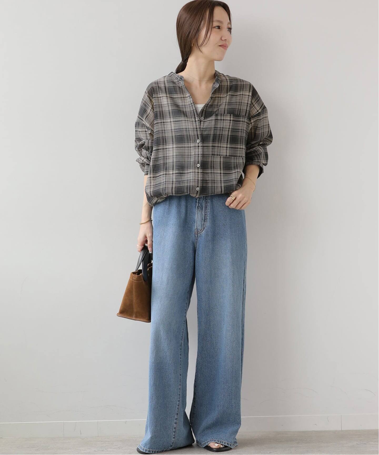 ドロストワイドシアーチェックシャツ（シャツ／ブラウス）｜JOURNAL 