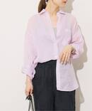 《追加予約 / 新色》手洗い可 / ラミーオーバーサイズシャツ