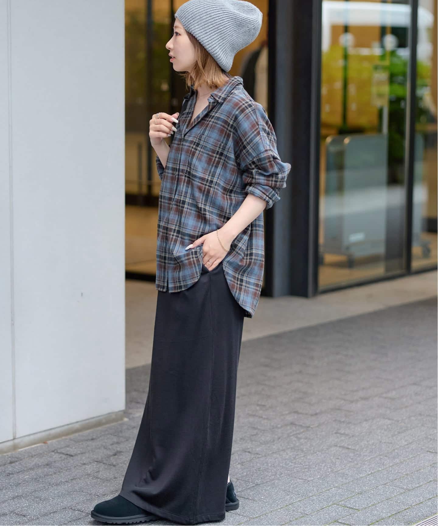 新品JOURNAL STANDARD relume チェックオーバーサイズシャツ 追加》CHECKオーバーサイズシャツ（シャツ／ブラウス）｜JOURNAL