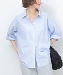 ONE DAYロゴストライプシャツ