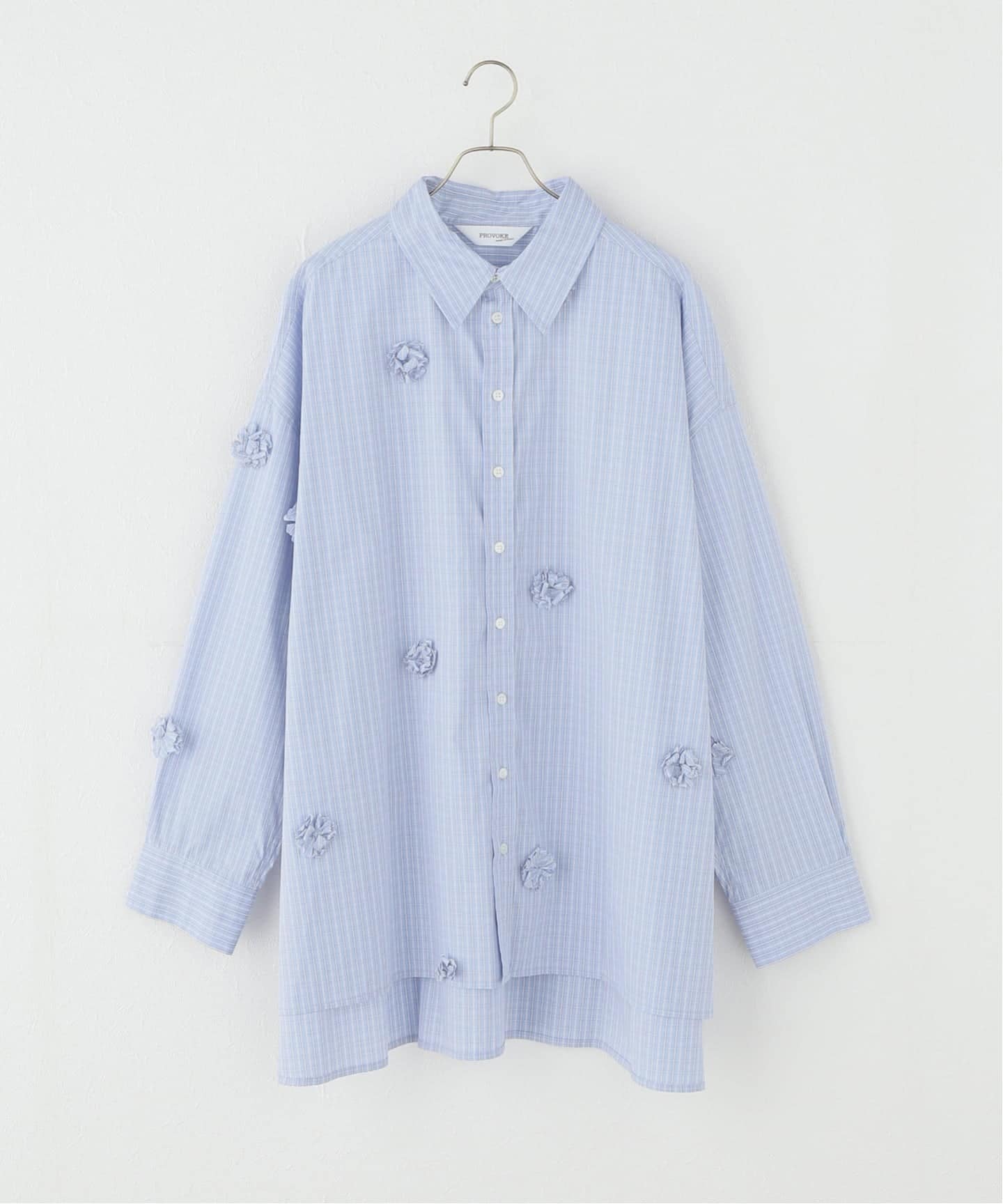 PROVOKE/プロヴォーク】flowerdot big shirt（シャツ／ブラウス