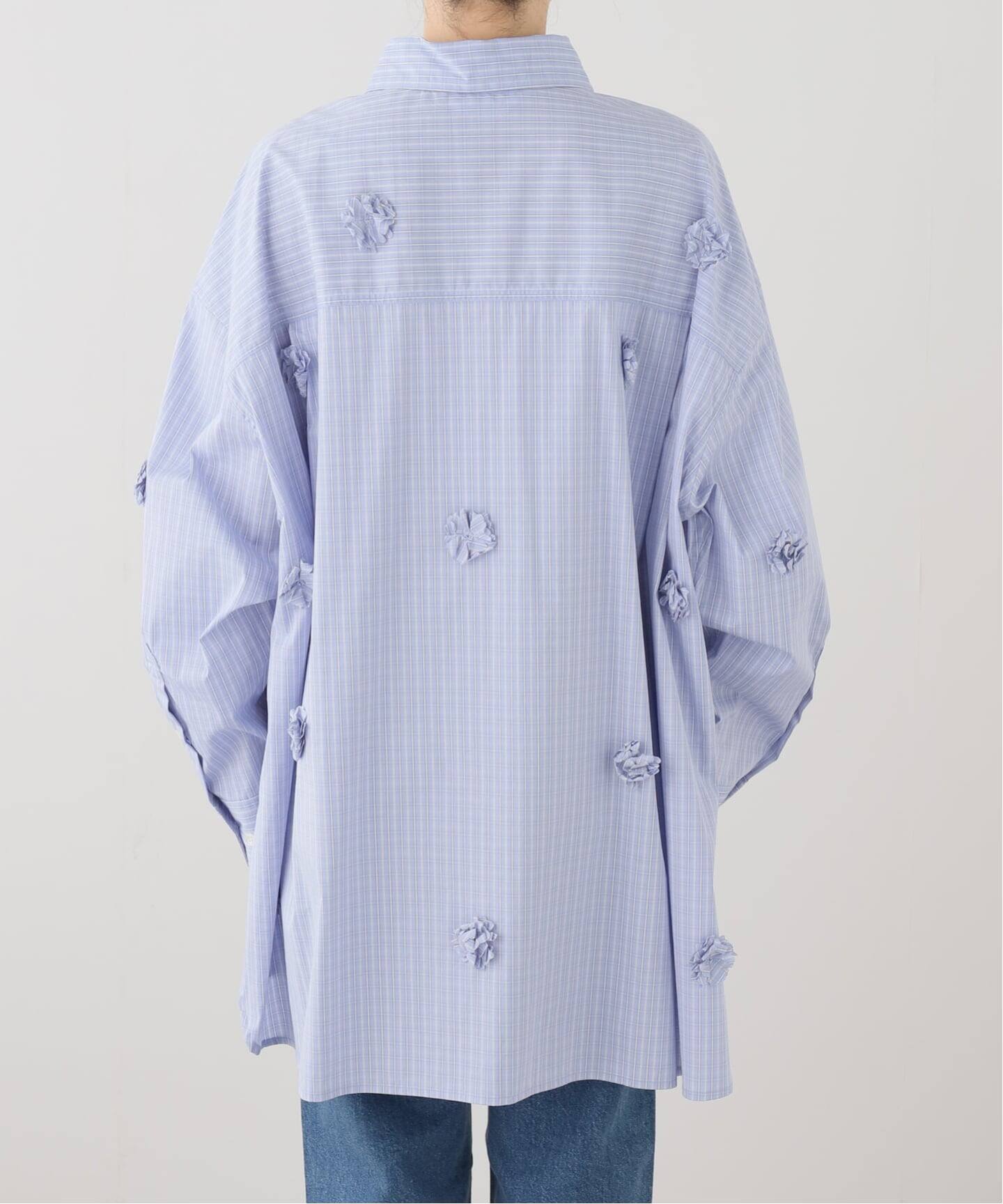 PROVOKE/プロヴォーク】flowerdot big shirt（シャツ／ブラウス