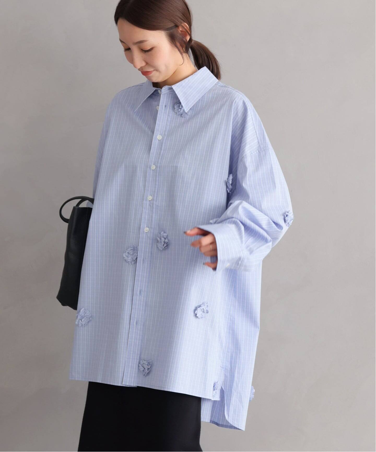 PROVOKE/プロヴォーク】flowerdot big shirt（シャツ／ブラウス 