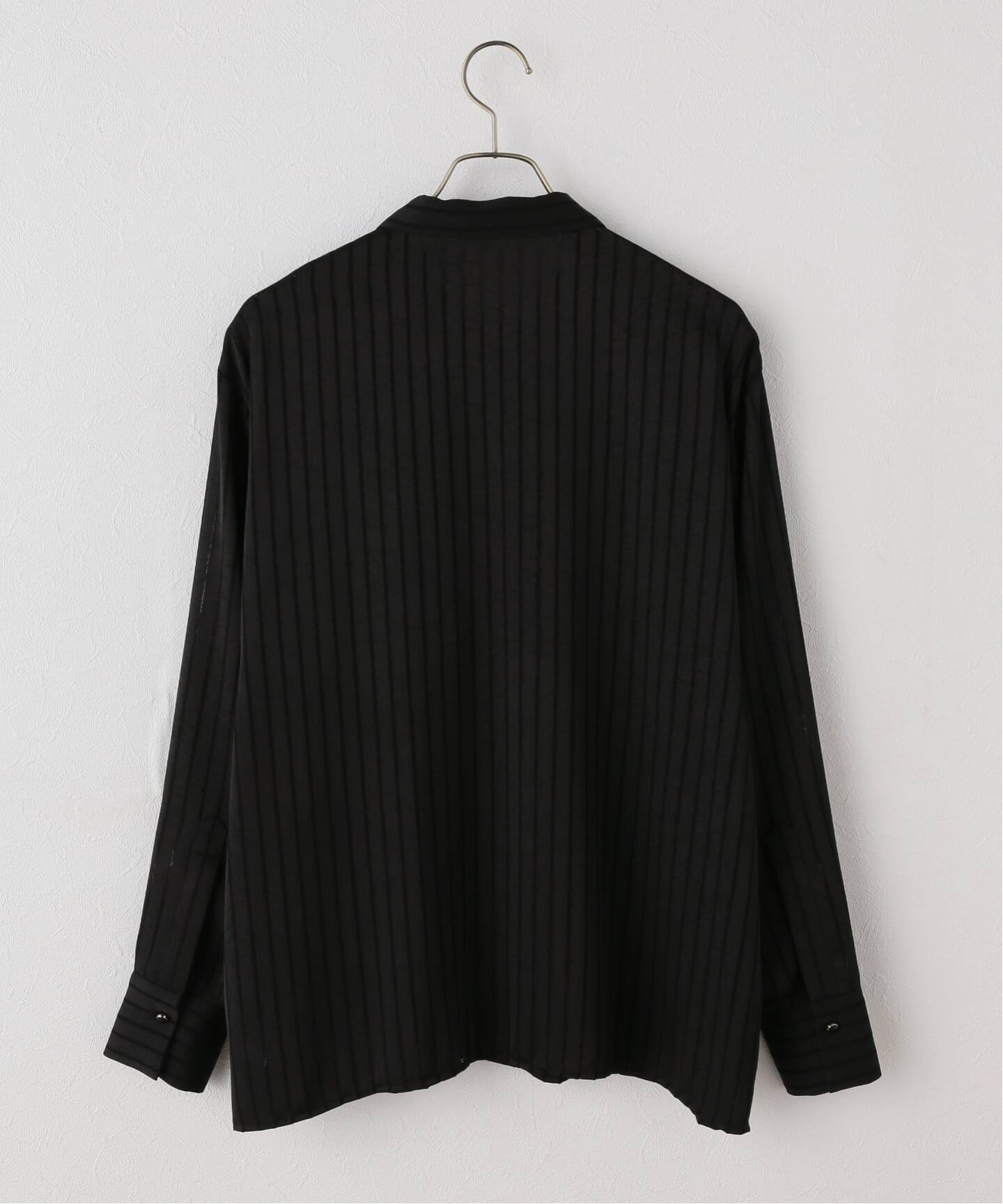 ARCHIVE STANCE】satin stripe dolman shirt（シャツ／ブラウス
