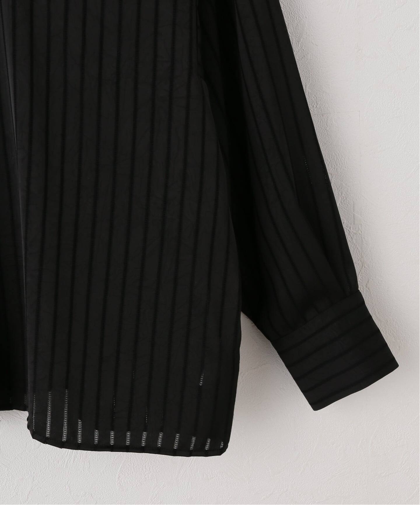 ARCHIVE STANCE】satin stripe dolman shirt（シャツ／ブラウス