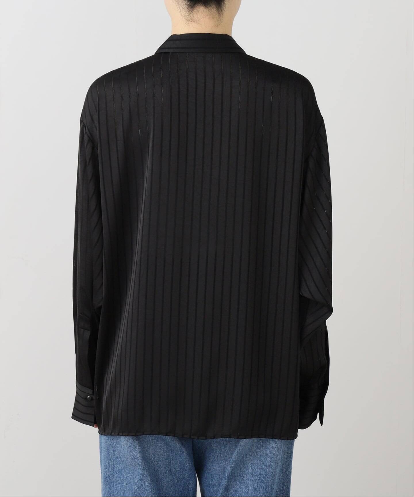 ARCHIVE STANCE】satin stripe dolman shirt（シャツ／ブラウス