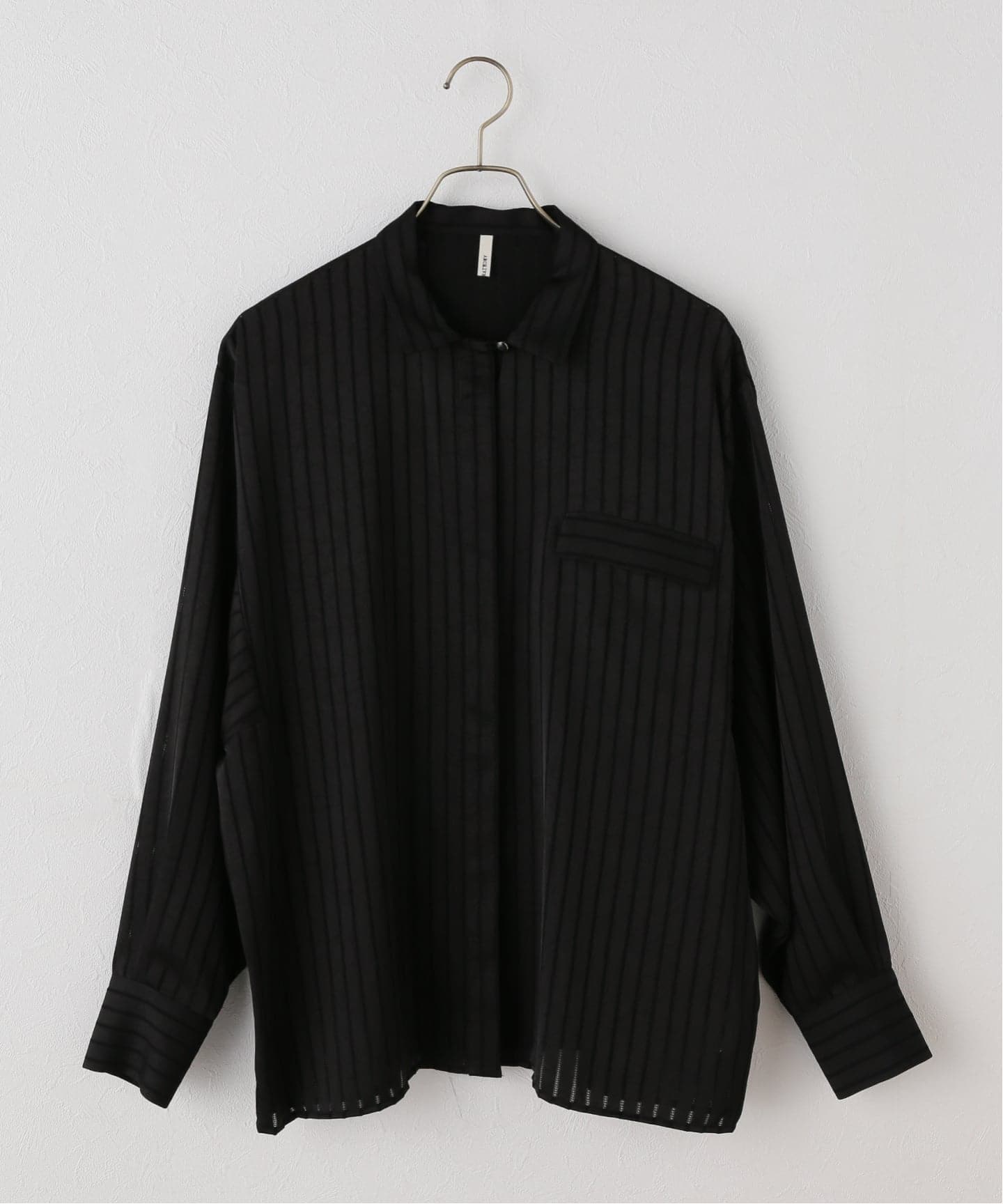 ARCHIVE STANCE】satin stripe dolman shirt（シャツ／ブラウス