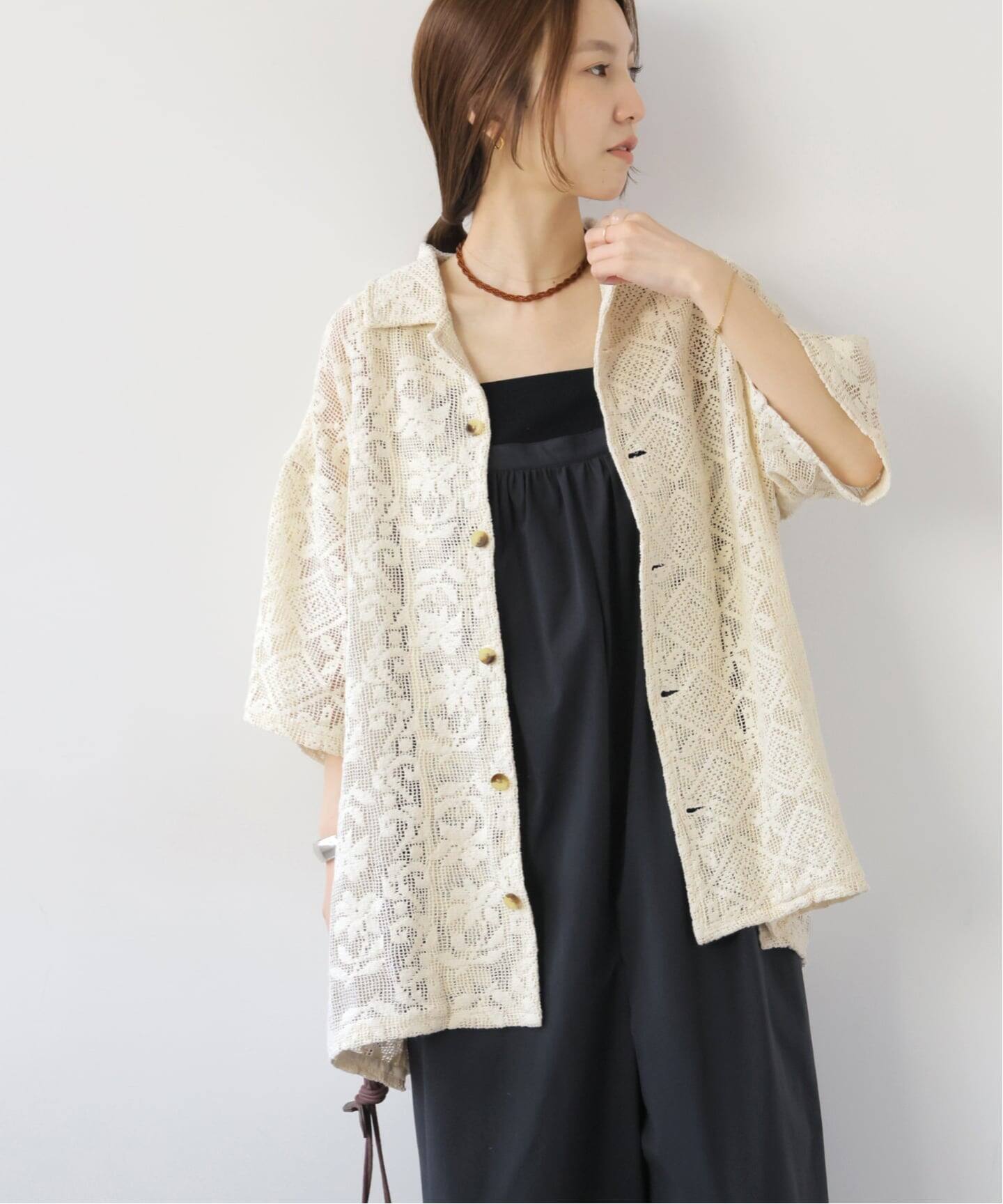 Lords of Lotus / ローズオブロータス】 LACE SHIRTS（シャツ