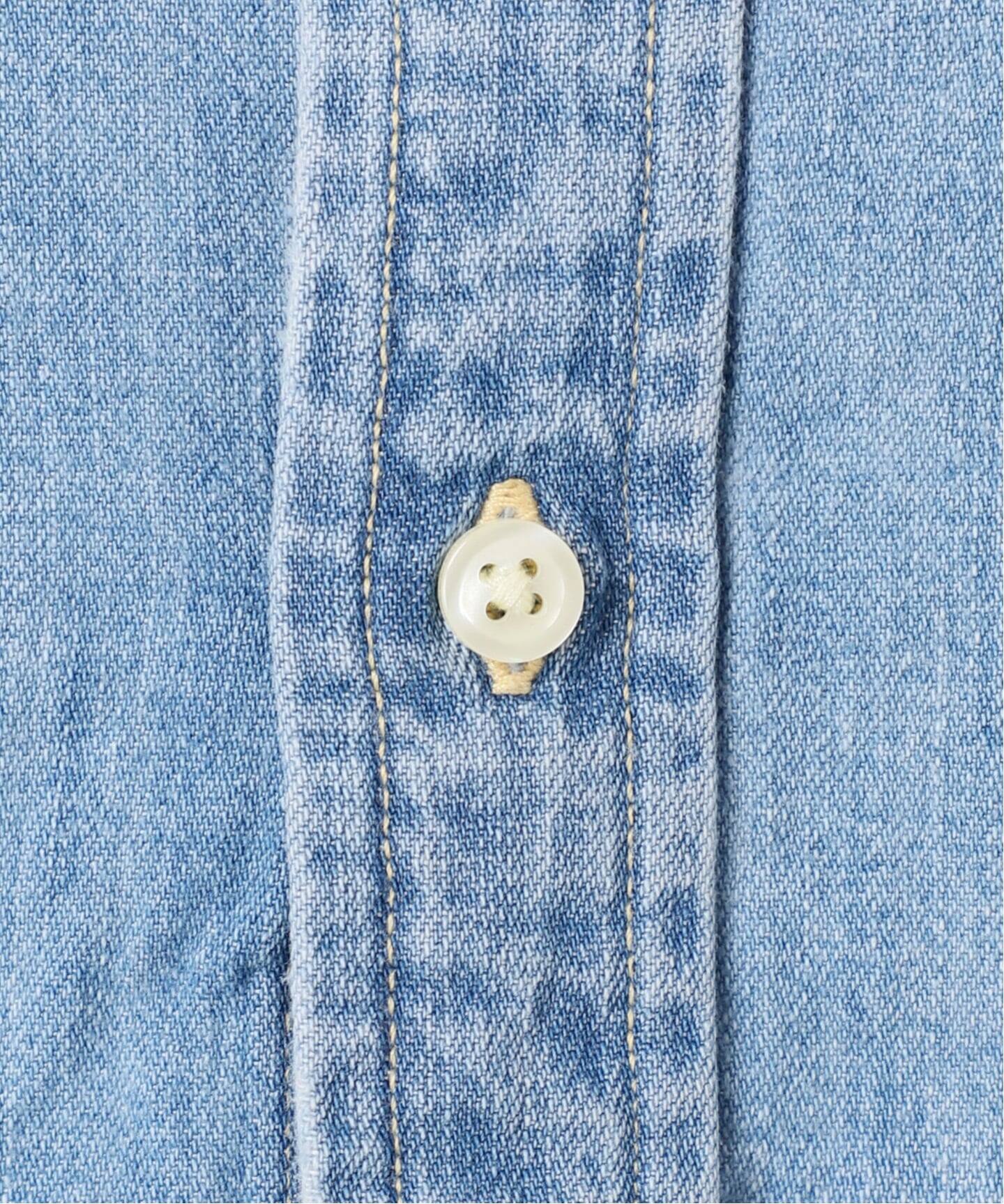POLO RALPH LAUREN 】ワイド クロップドフィット デニムシャツ（シャツ