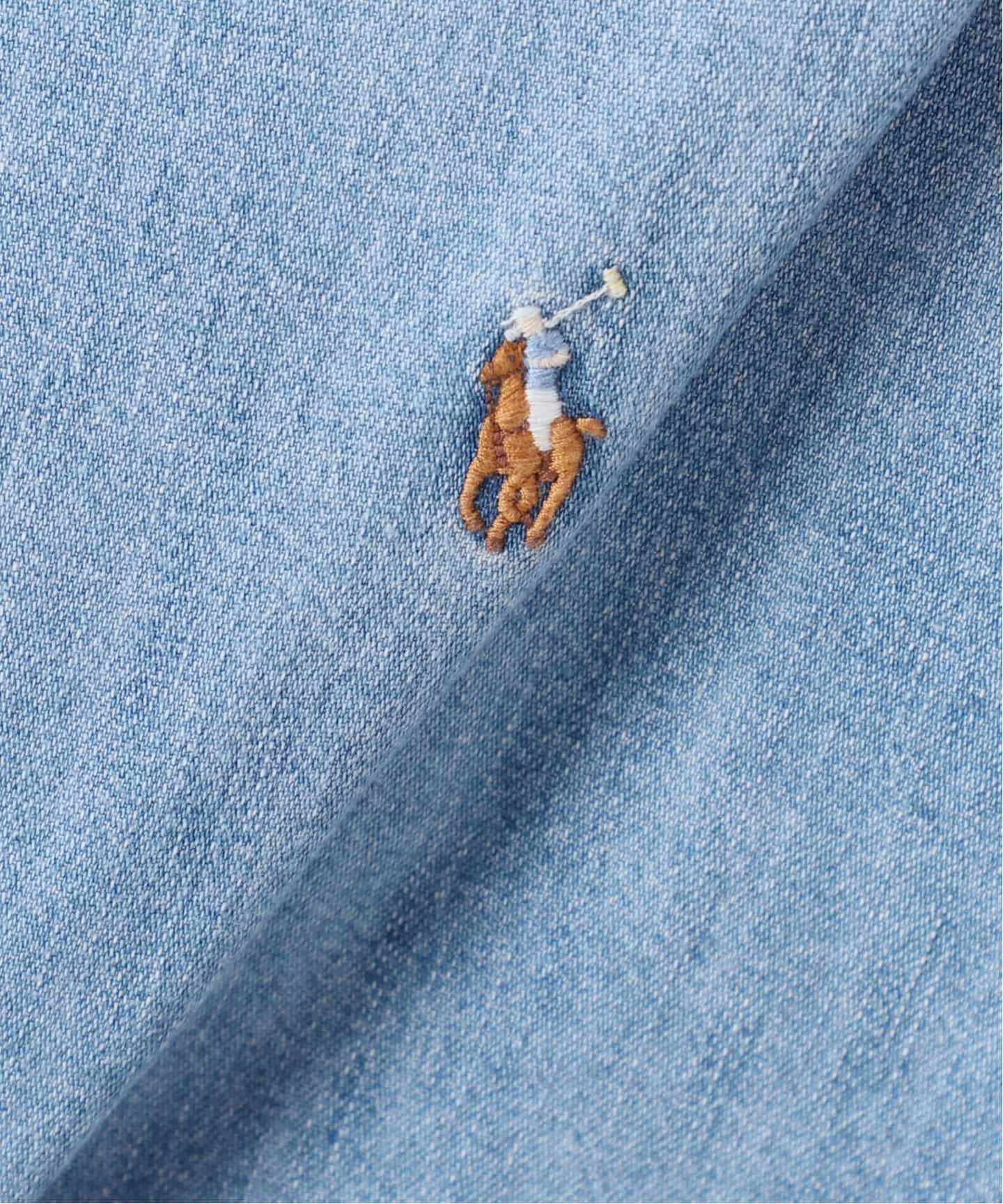 POLO RALPH LAUREN 】ワイド クロップドフィット デニムシャツ（シャツ