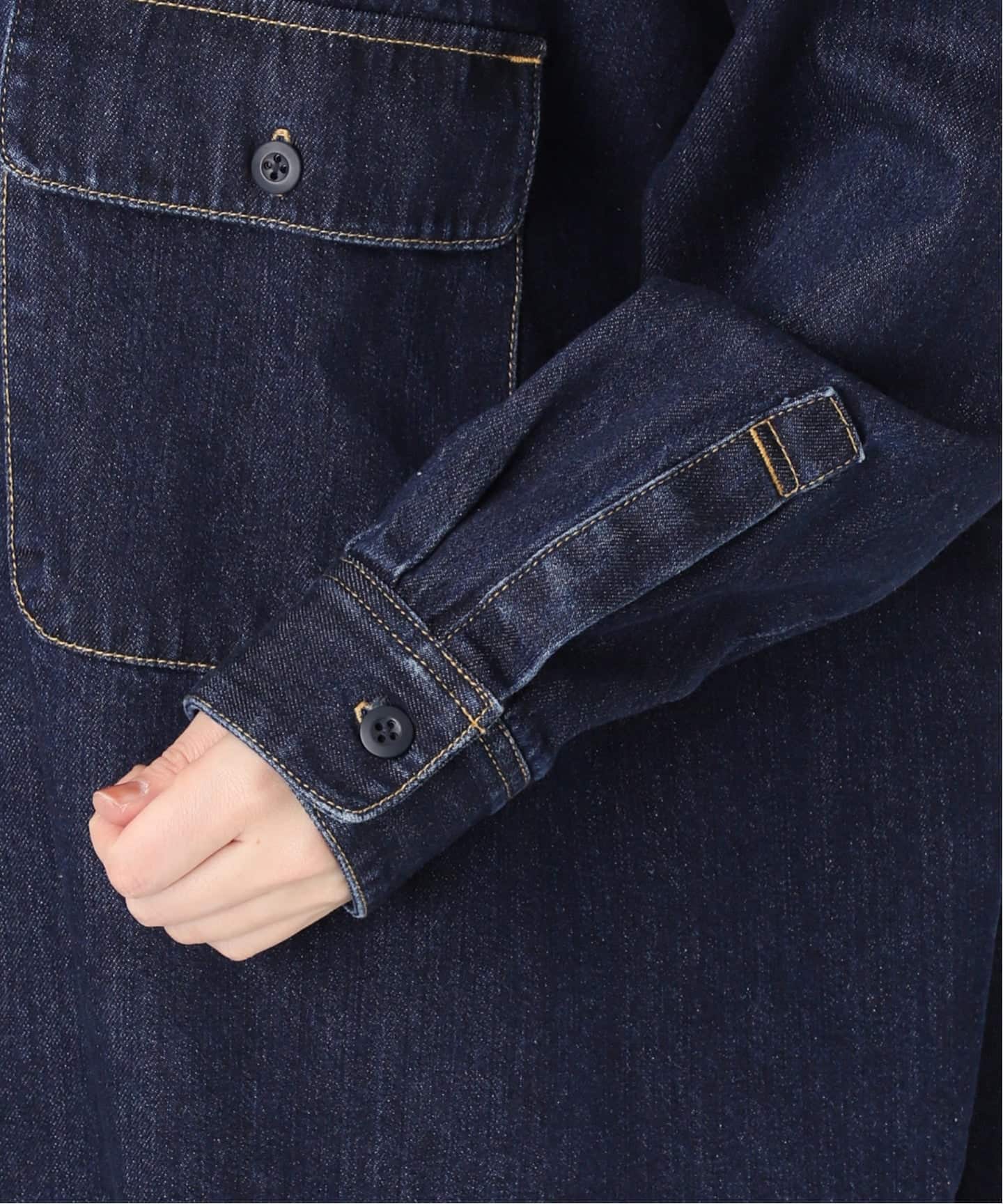 追加予約》【LANCER/ランサー】デニムビッグシャツ（シャツ／ブラウス