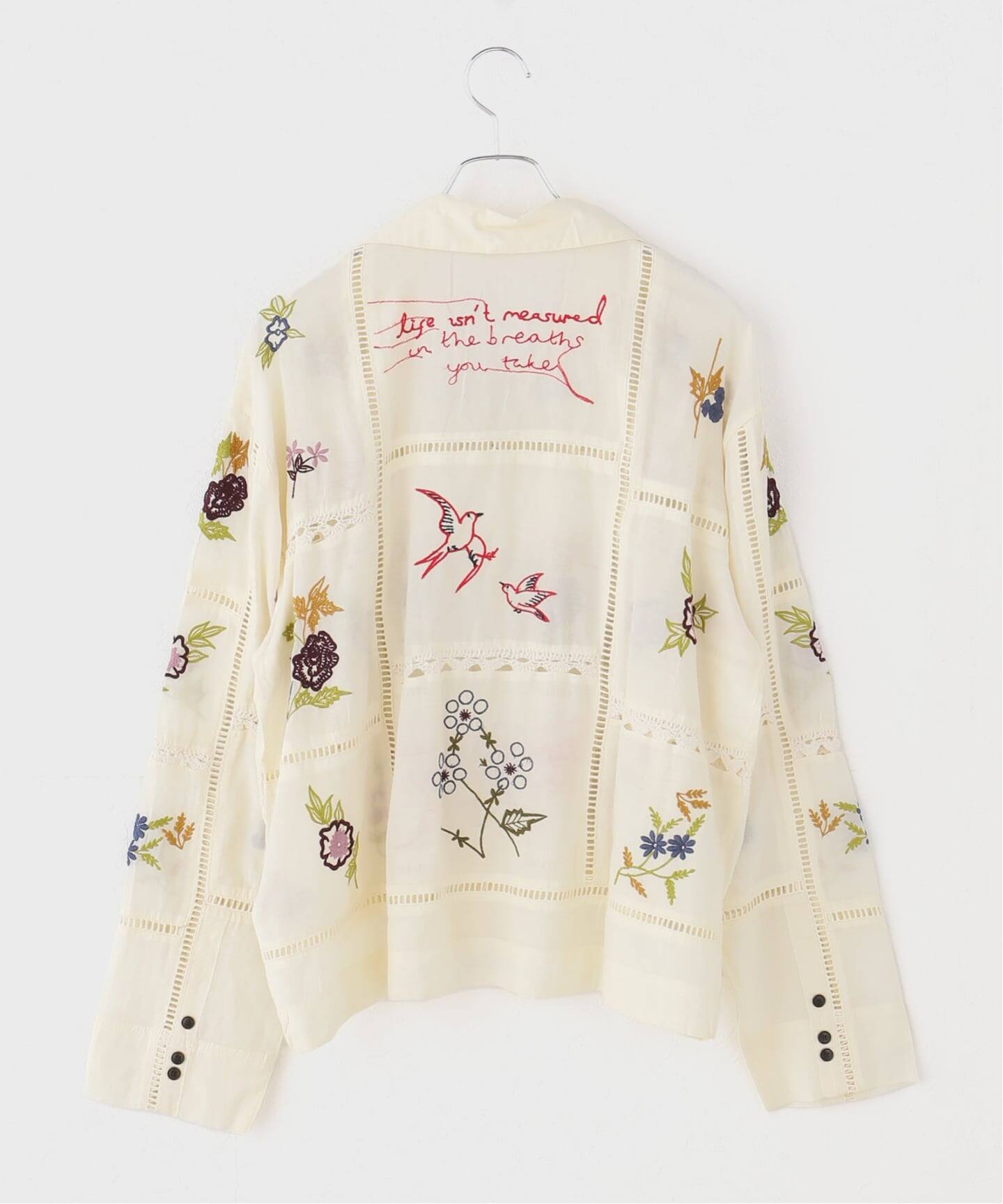 TODAYFUL/トゥデイフル】 Embroidery Patchwork SH（シャツ／ブラウス