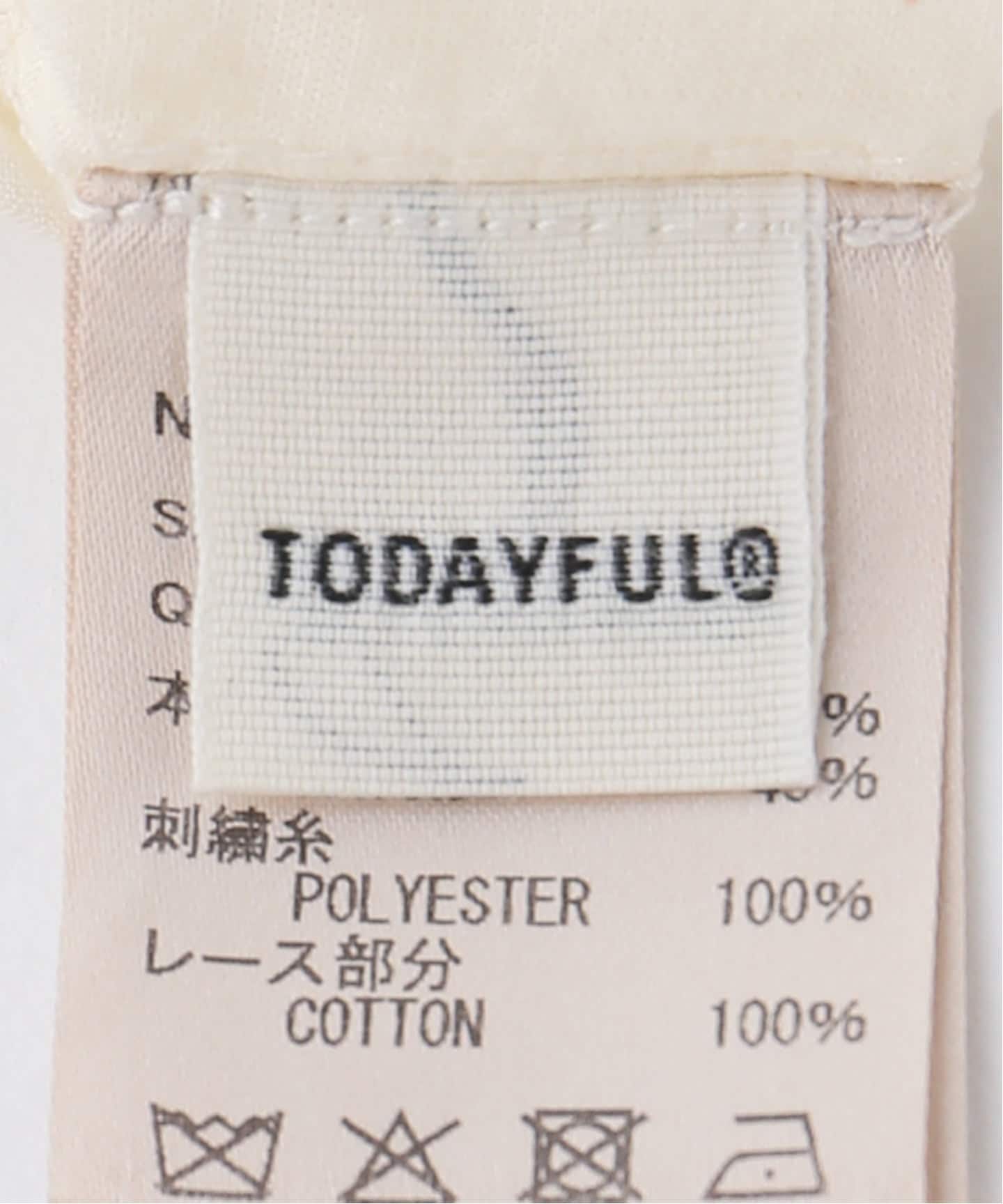 TODAYFUL/トゥデイフル】 Embroidery Patchwork SH（シャツ／ブラウス