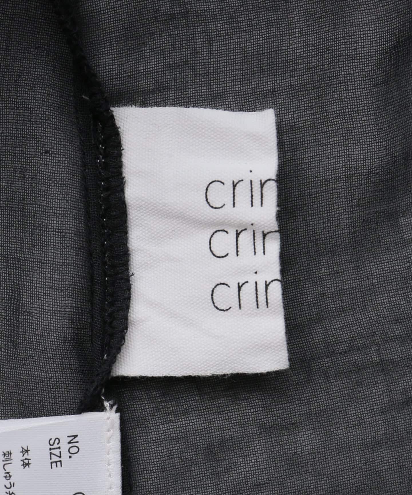 crinkle crinkle crinkle】 back embroidery sheer blouse（シャツ