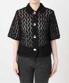 TORRAZZO DONNA/トラッゾドンナ】ジオメトリックレースシャツ（シャツ