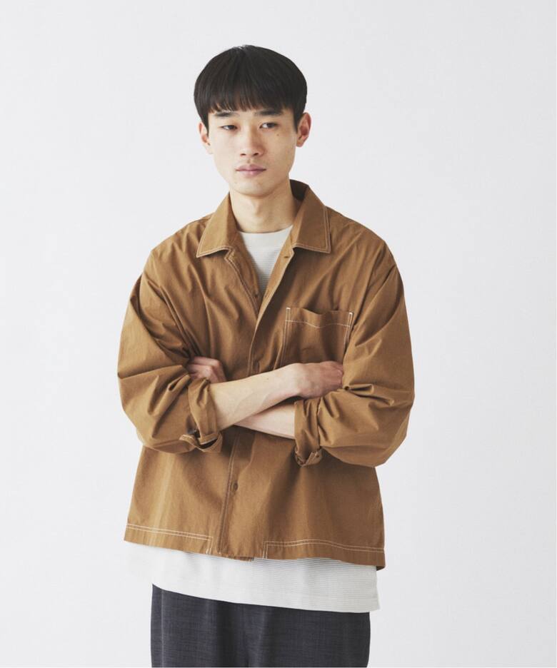 INITS FABRIC / イニッツ ファブリック リラックス シャツブルゾン 
