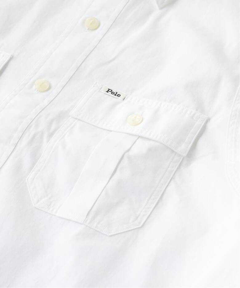 POLO RALPH LAUREN クラシック フィット サティーン ワークシャツ 