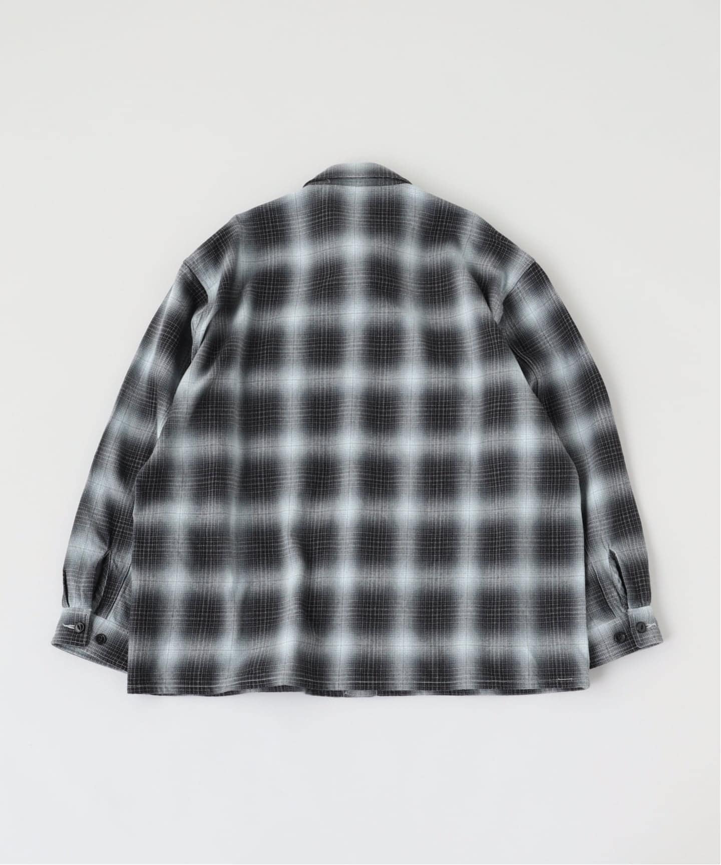 J.S.Homestead / インディゴ チェック ミリタリー シャツ（シャツ