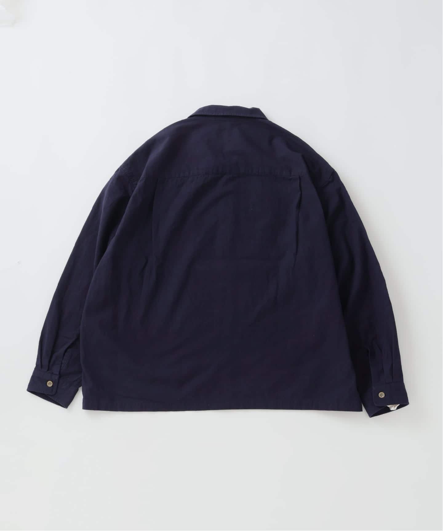 J.S.Homestead / リラックス オープン コットン リネン 長袖 シャツ