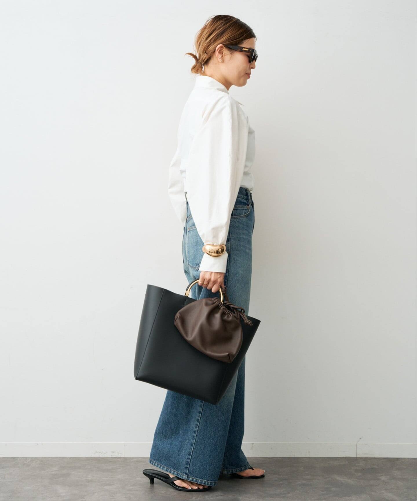 予約》CELERI パフスリーブ シャツ（シャツ／ブラウス）｜Deuxieme