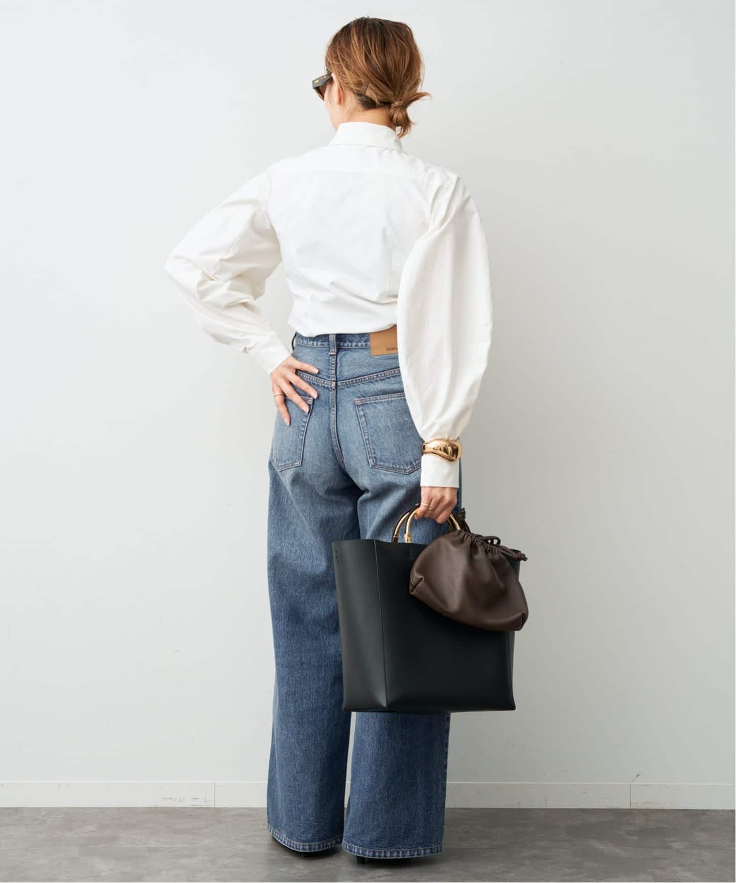 予約》CELERI パフスリーブ シャツ（シャツ／ブラウス）｜Deuxieme