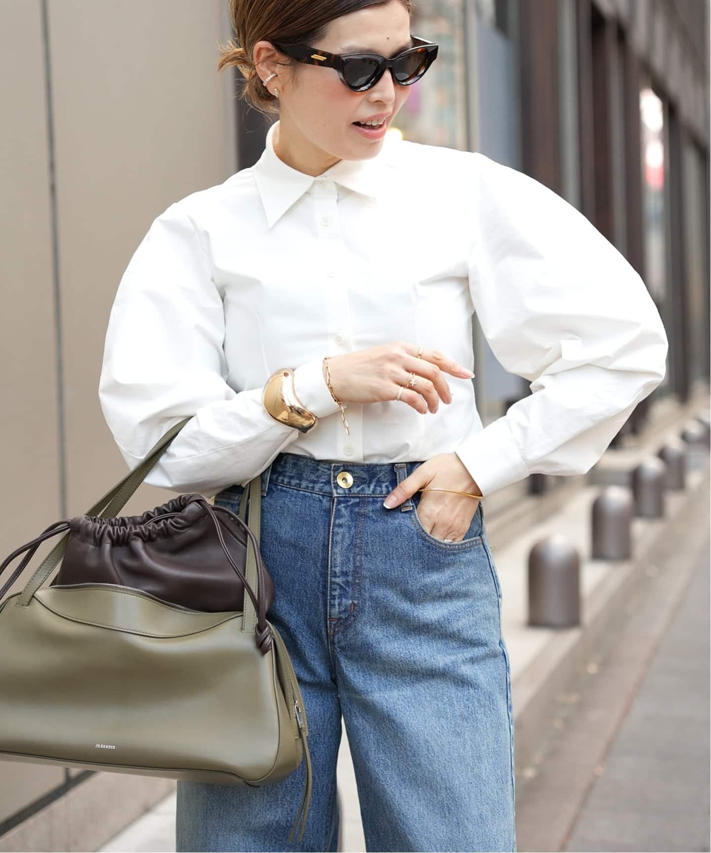 【新品】Deuxieme Classe CELERI パフスリーブ シャツ 予約》CELERI パフスリーブ シャツ（シャツ／ブラウス）｜Deuxieme