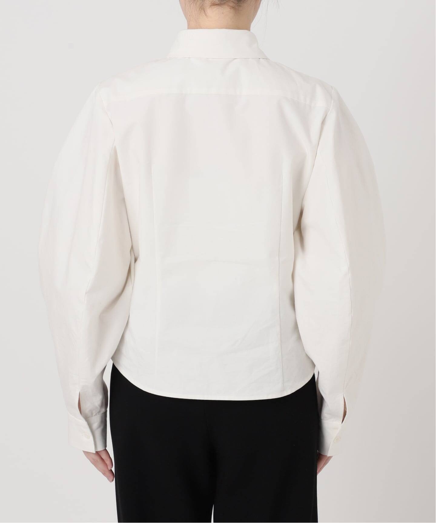 予約》CELERI パフスリーブ シャツ（シャツ／ブラウス）｜Deuxieme