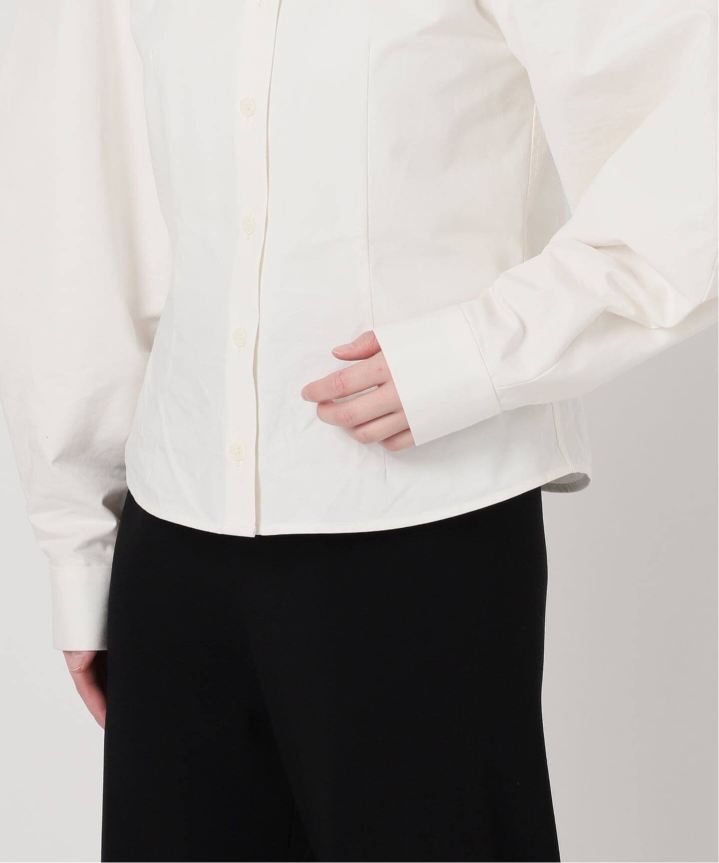 予約》CELERI パフスリーブ シャツ（シャツ／ブラウス）｜Deuxieme