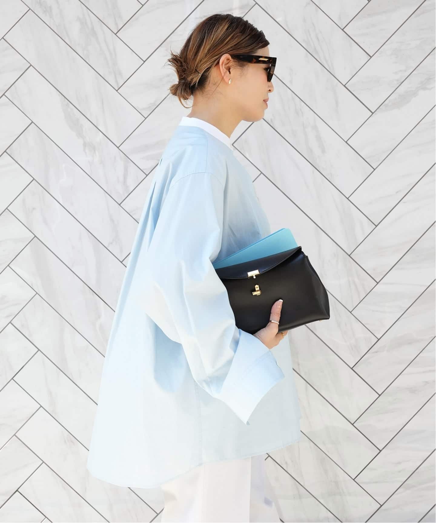 CELERI ブルーシャツ（シャツ／ブラウス）｜Deuxieme Classe