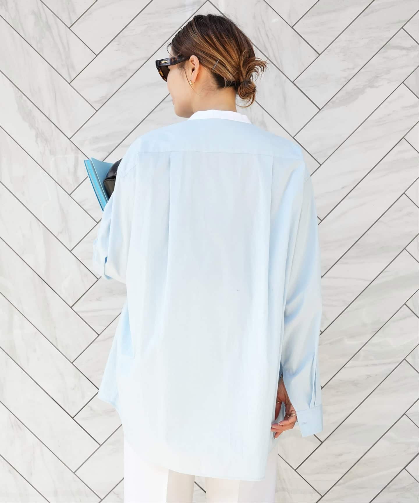 CELERI ブルーシャツ（シャツ／ブラウス）｜Deuxieme Classe