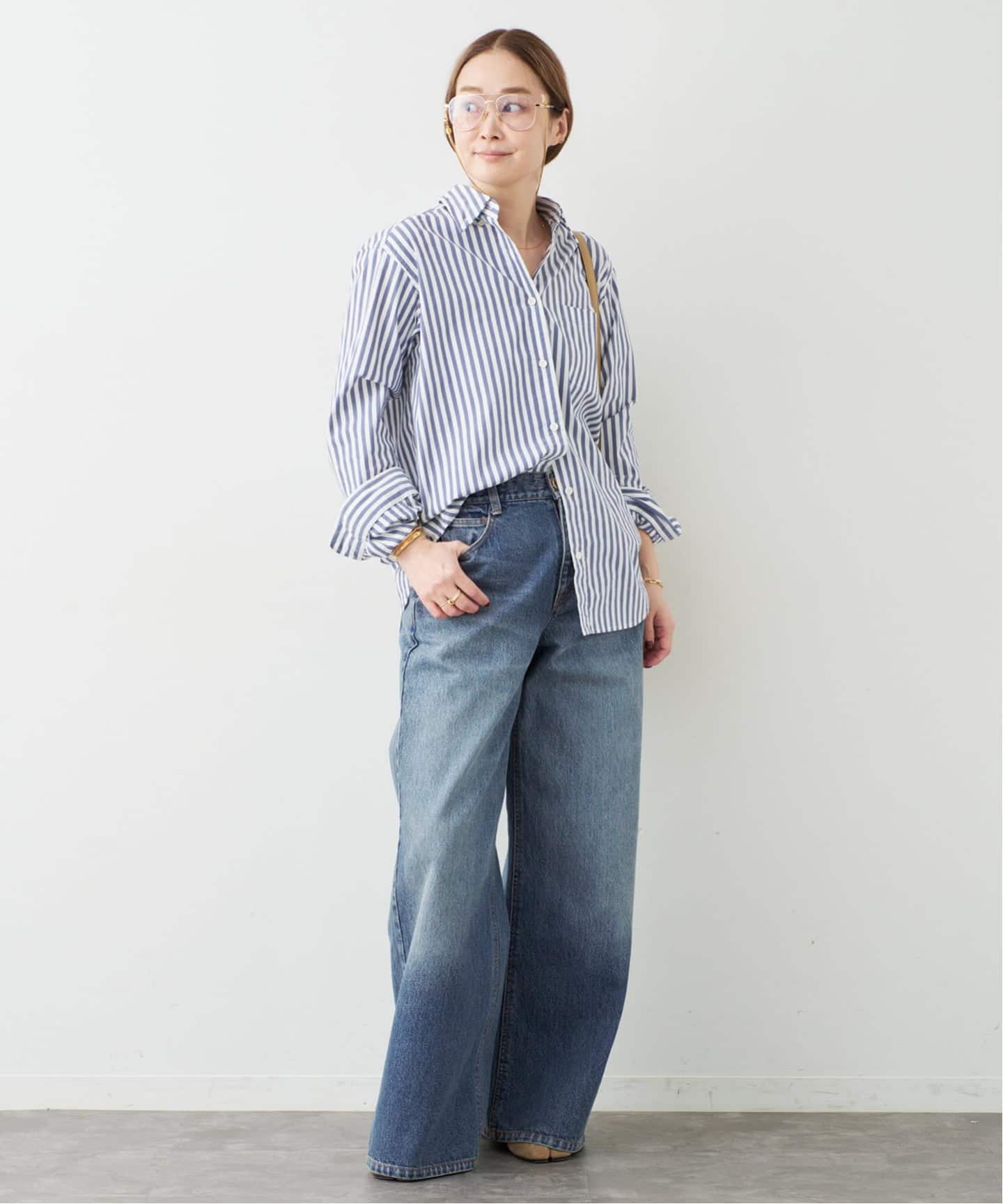 ドゥーズィエムクラス☆STRIPEボタンダウンシャツ タグあり STRIPE ボタンダウン シャツ（シャツ／ブラウス）｜Deuxieme Classe