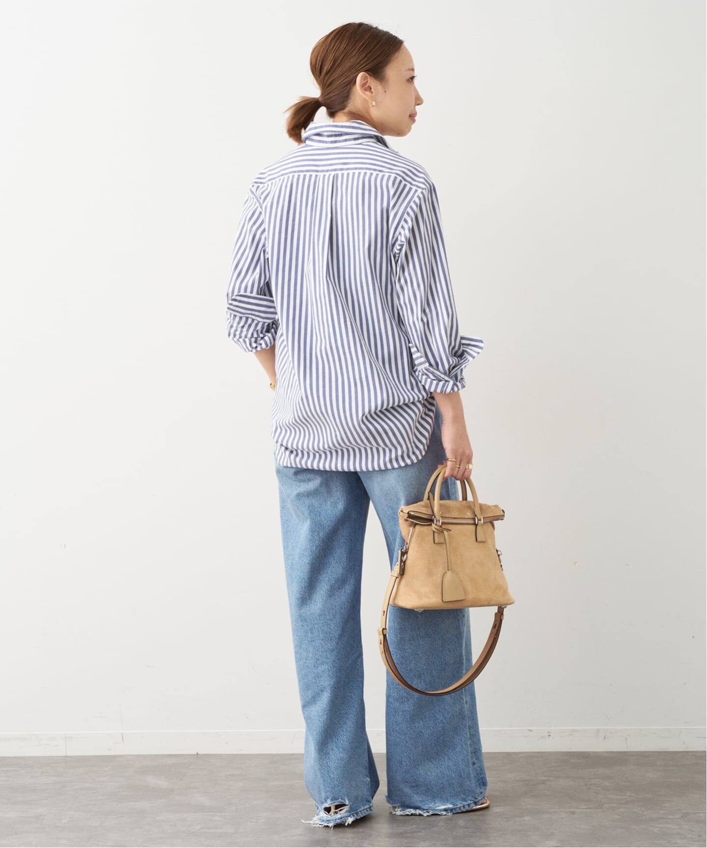 STRIPE ボタンダウン シャツ（シャツ／ブラウス）｜Deuxieme Classe
