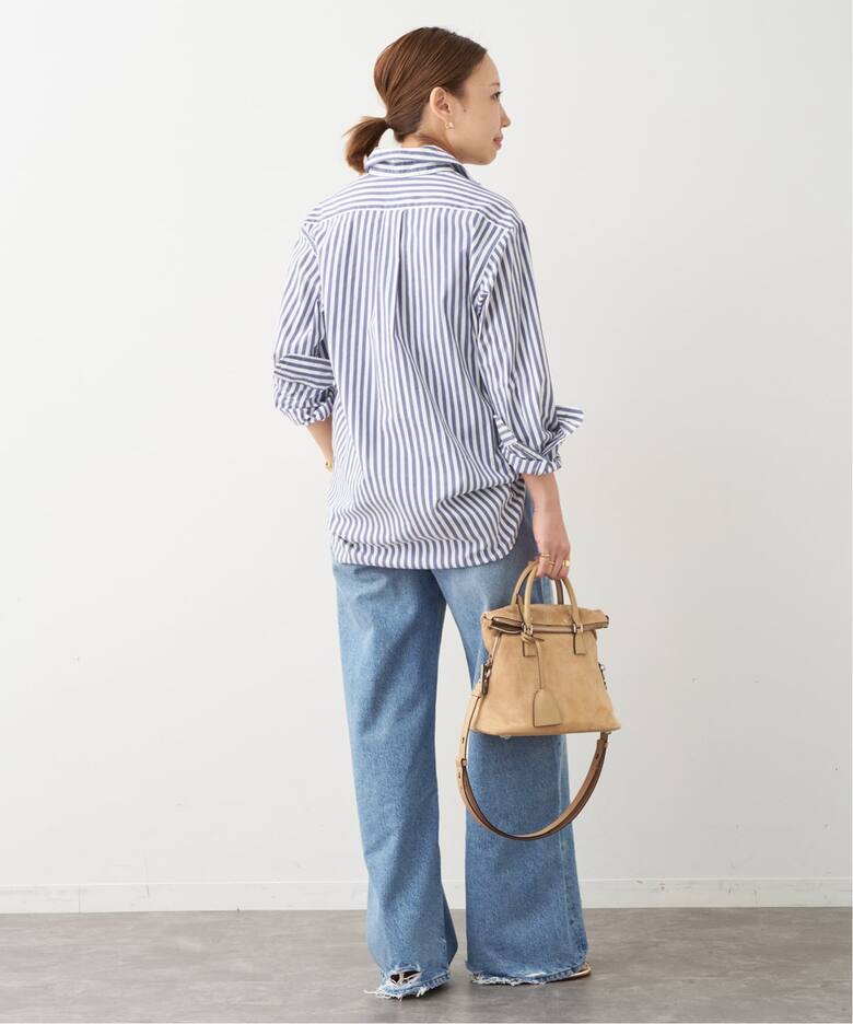 STRIPE ボタンダウン シャツ（シャツ／ブラウス）｜Deuxieme Classe 