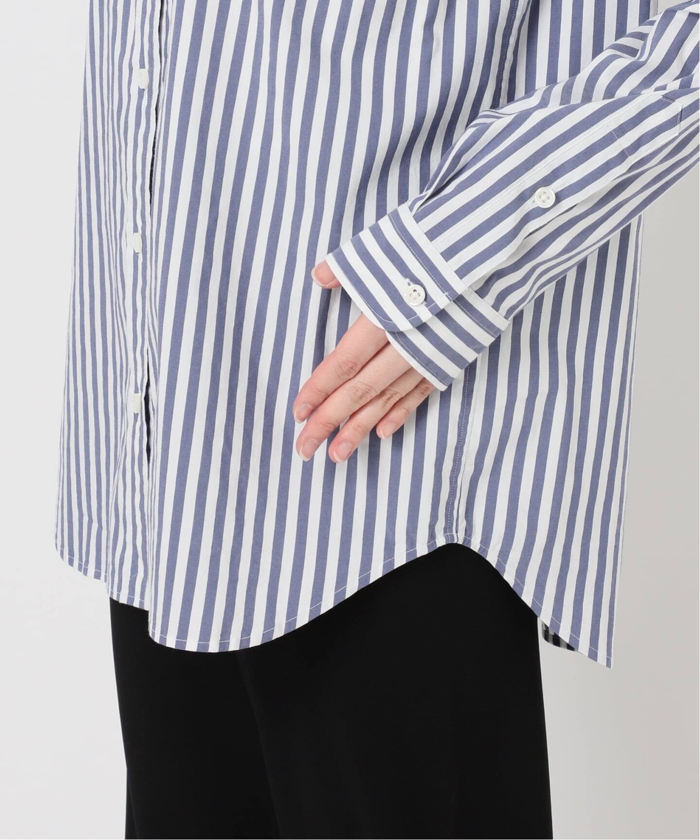 STRIPE ボタンダウン シャツ（シャツ／ブラウス）｜Deuxieme Classe