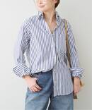 STRIPE ボタンダウン シャツ