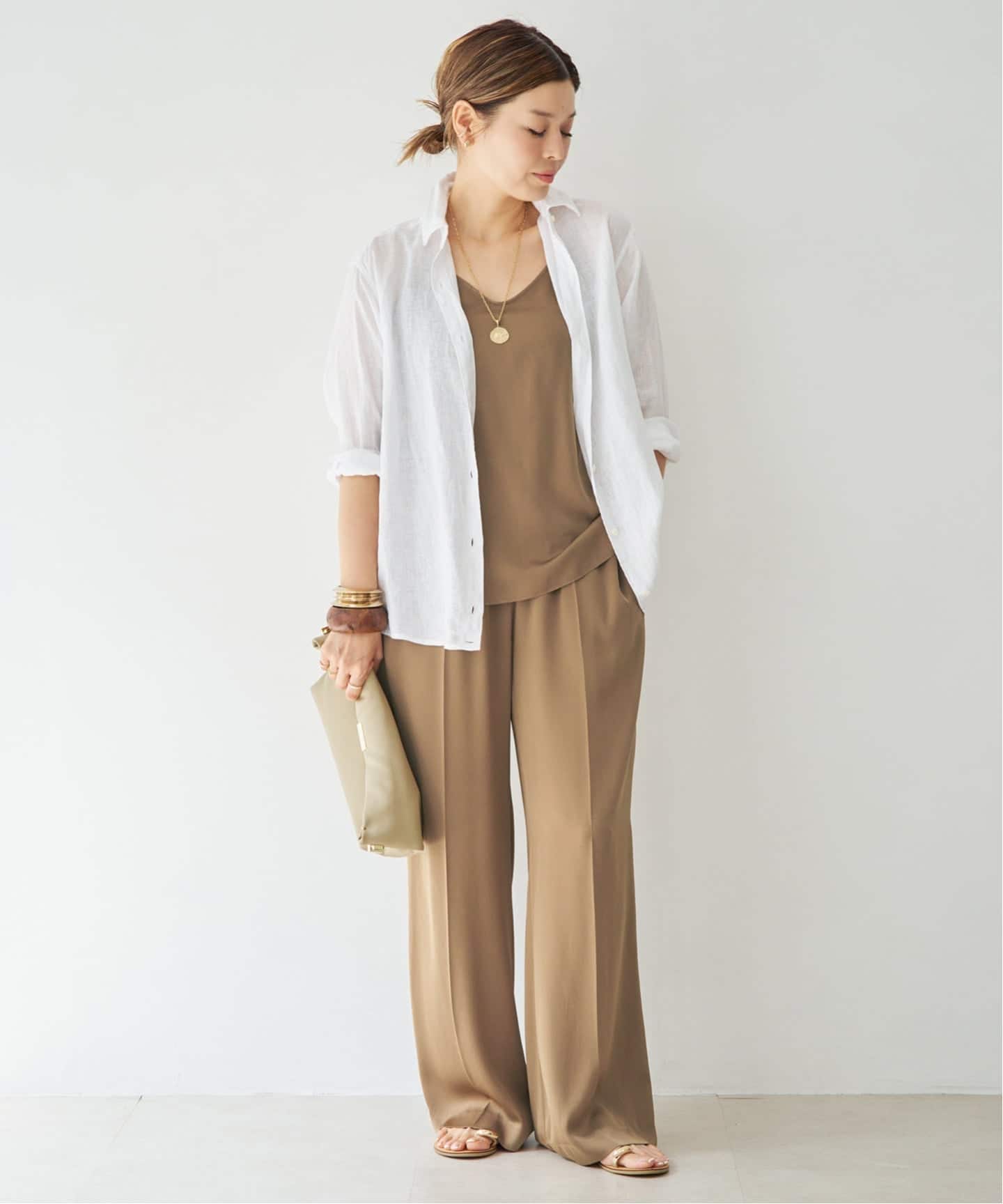 LINEN WASH CACHE シャツ（シャツ／ブラウス）｜Deuxieme Classe