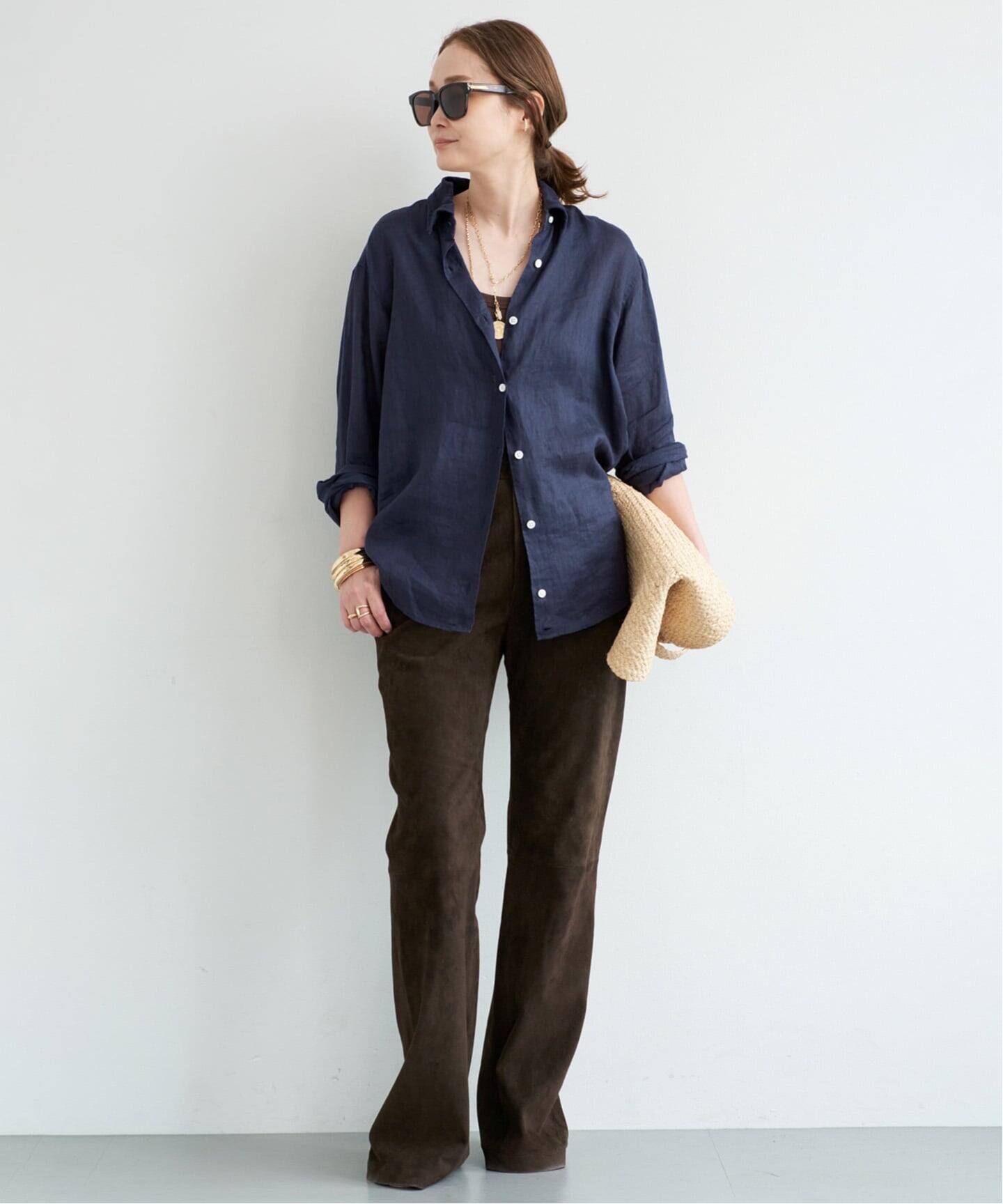 LINEN WASH CACHE シャツ（シャツ／ブラウス）｜Deuxieme Classe