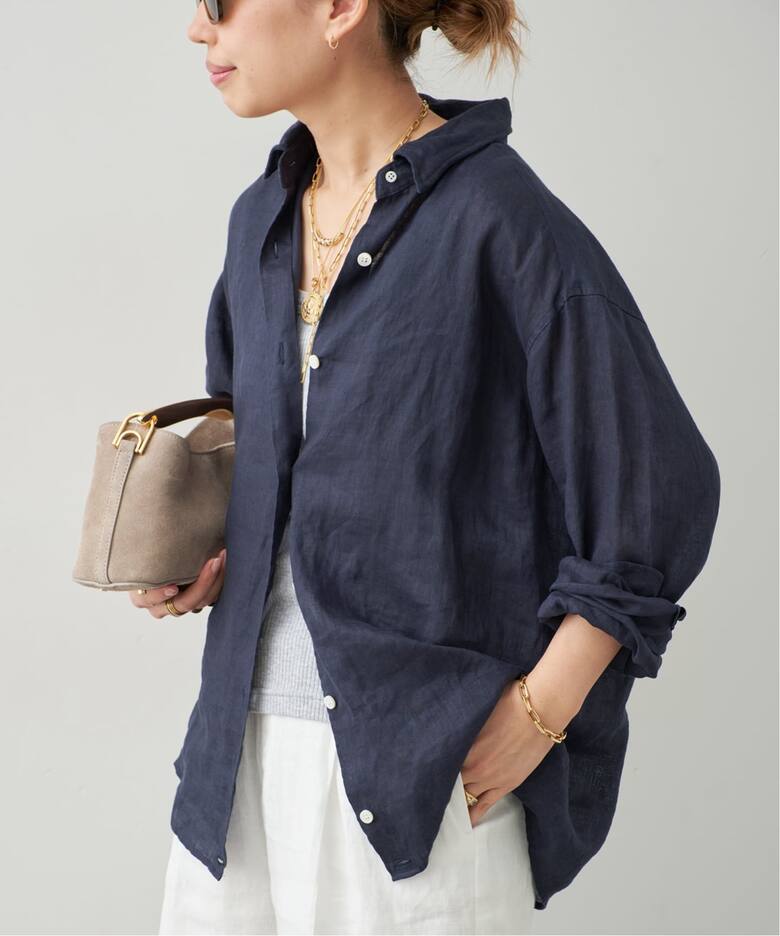 LINEN WASH CACHE シャツ（シャツ／ブラウス）｜Deuxieme Classe 