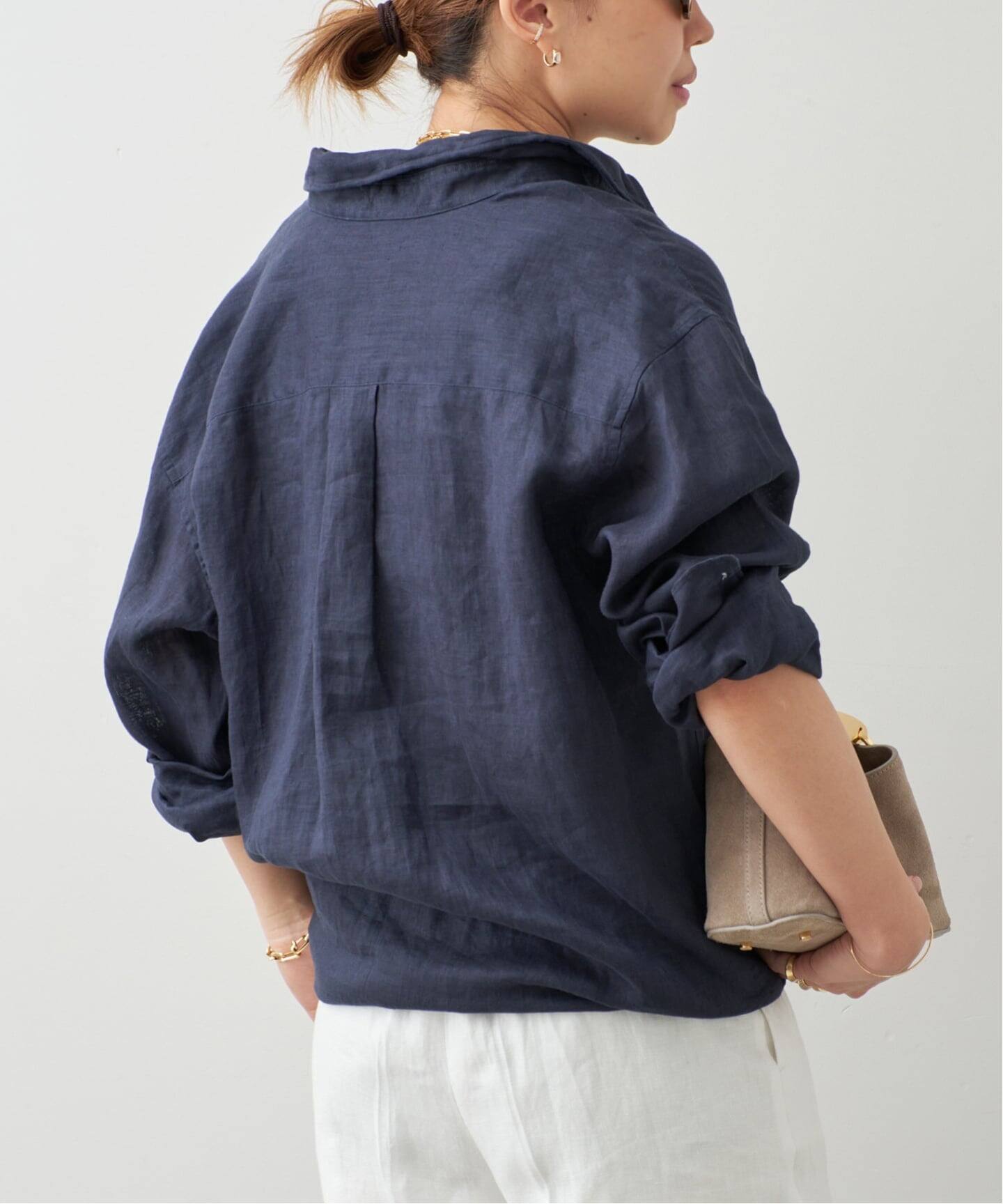LINEN WASH CACHE シャツ（シャツ／ブラウス）｜Deuxieme Classe