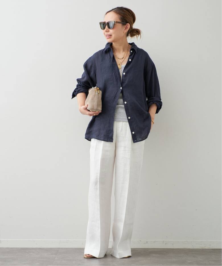 LINEN WASH CACHE シャツ（シャツ／ブラウス）｜Deuxieme Classe 