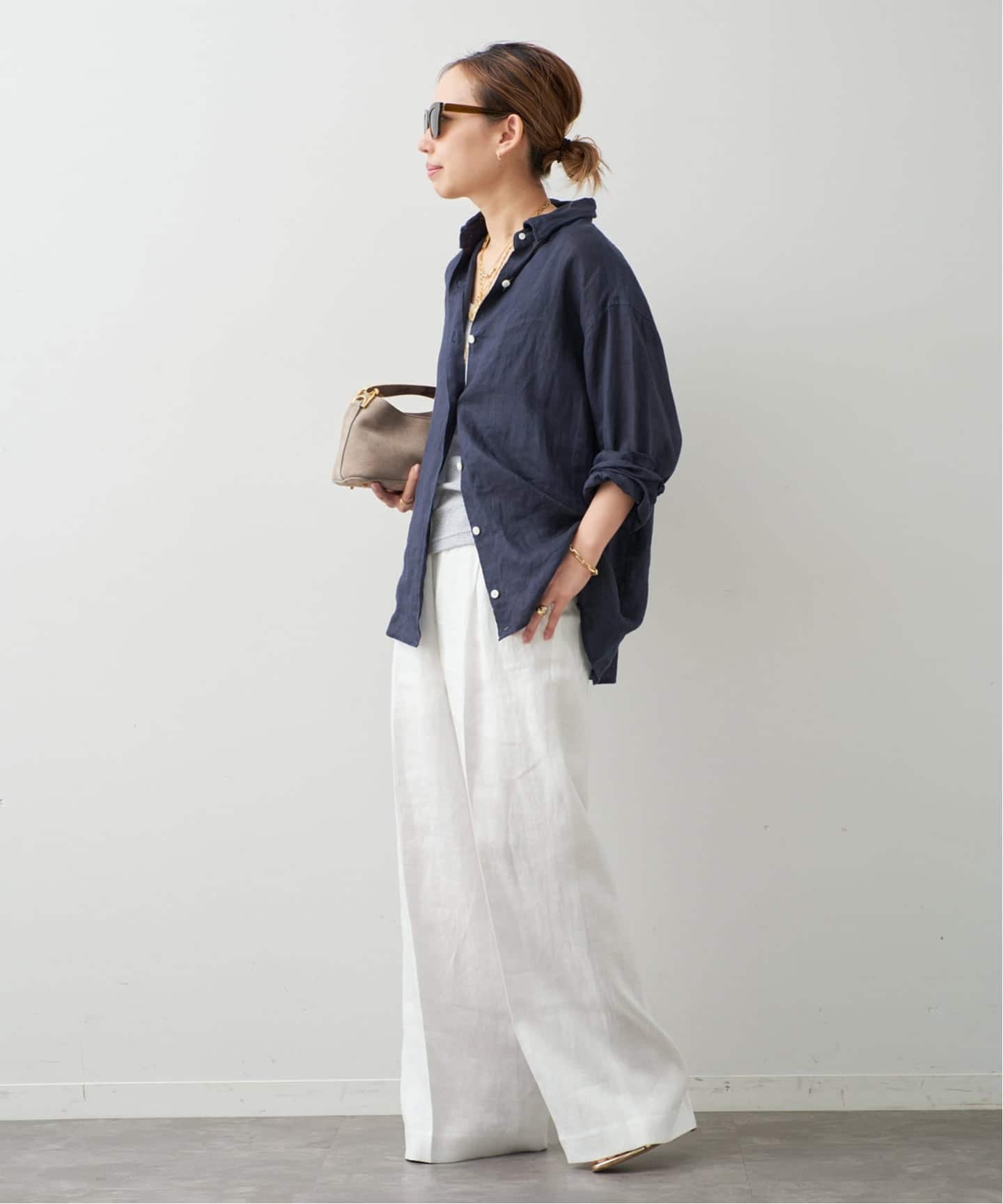 LINEN WASH CACHE シャツ（シャツ／ブラウス）｜Deuxieme Classe