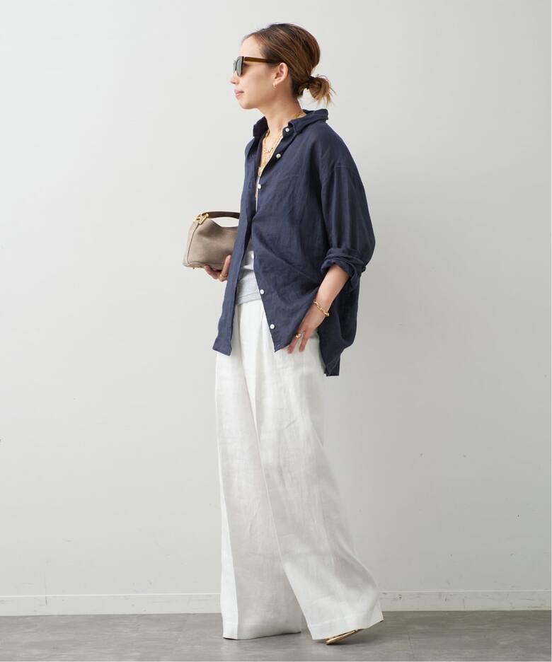 LINEN WASH CACHE シャツ（シャツ／ブラウス）｜Deuxieme Classe 