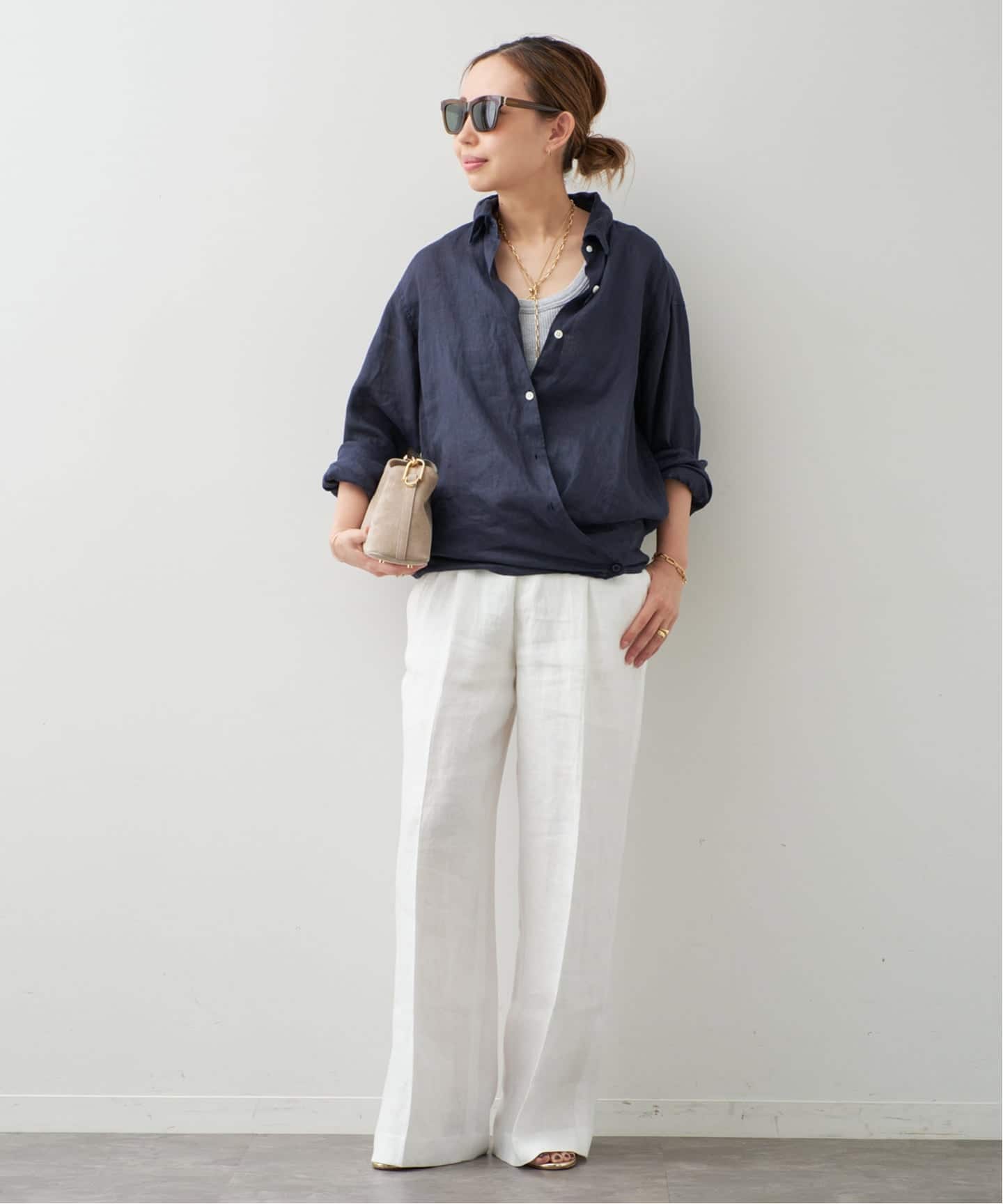 Deuxieme Classe*Linen シャツ Linen シャツ（シャツ／ブラウス）｜Deuxieme Classe（ドゥーズィエム