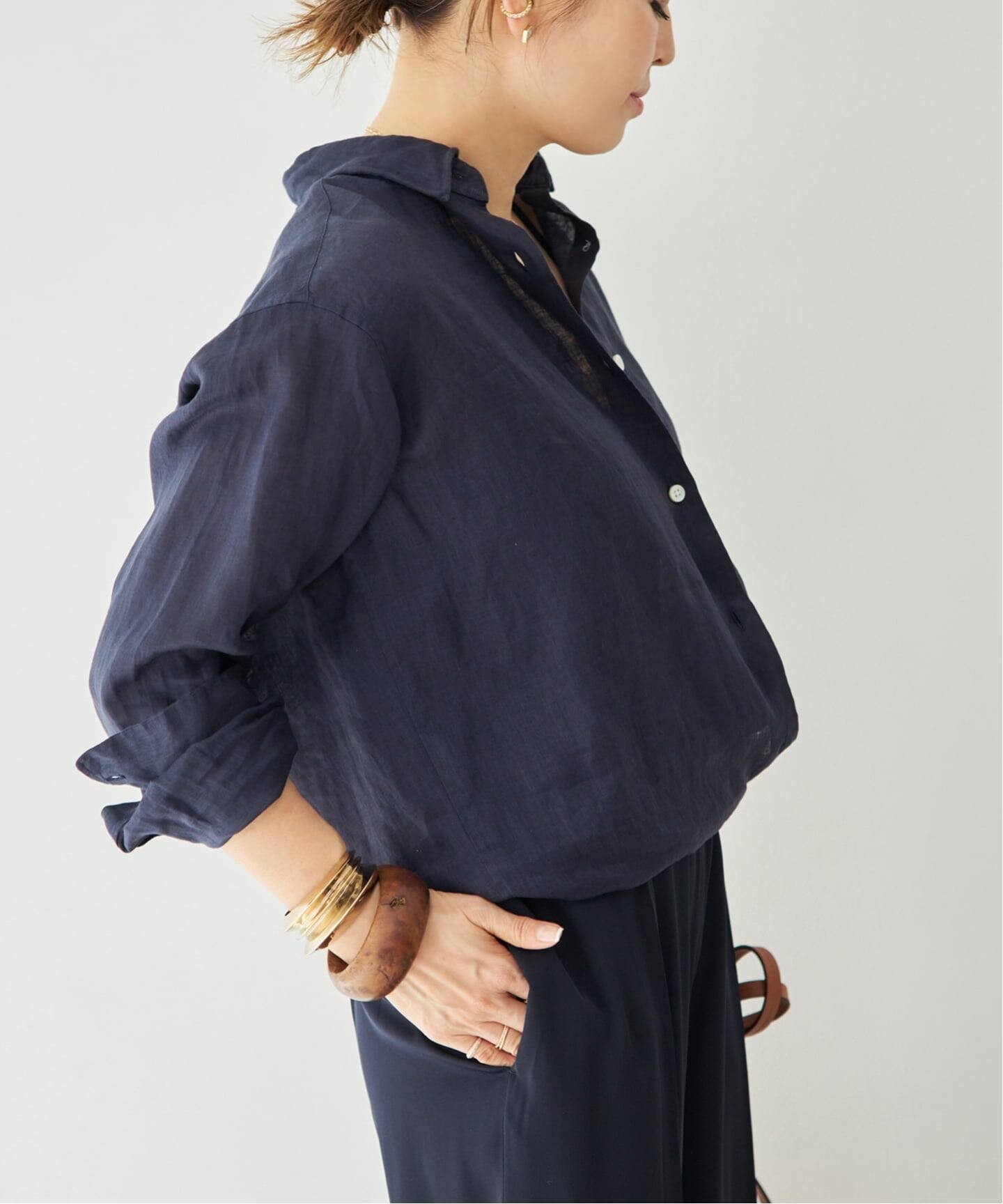LINEN WASH CACHE シャツ（シャツ／ブラウス）｜Deuxieme Classe 