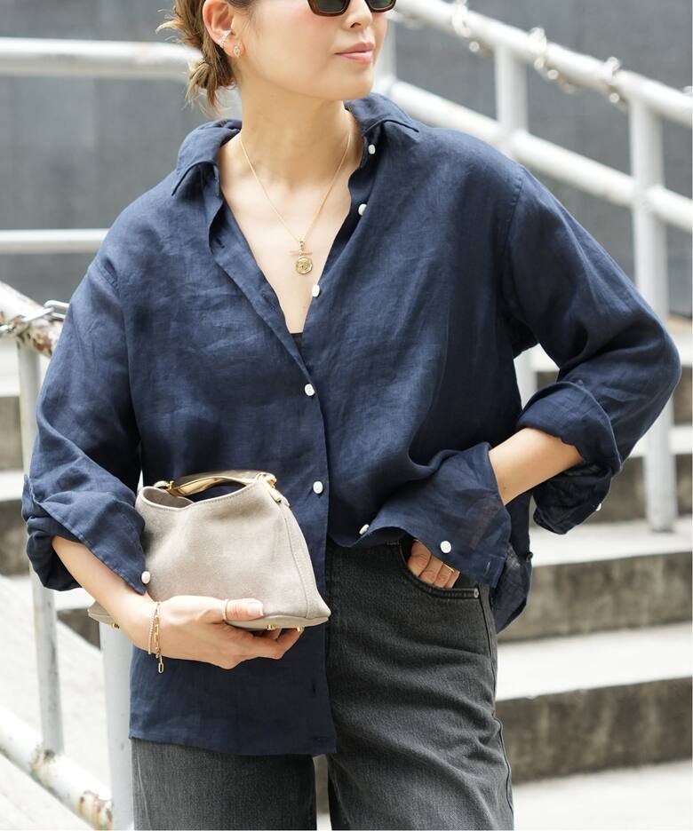 LINEN WASH CACHE シャツ（シャツ／ブラウス）｜Deuxieme Classe 