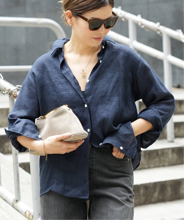 LINEN WASH CACHE シャツ（シャツ／ブラウス）｜Deuxieme Classe 
