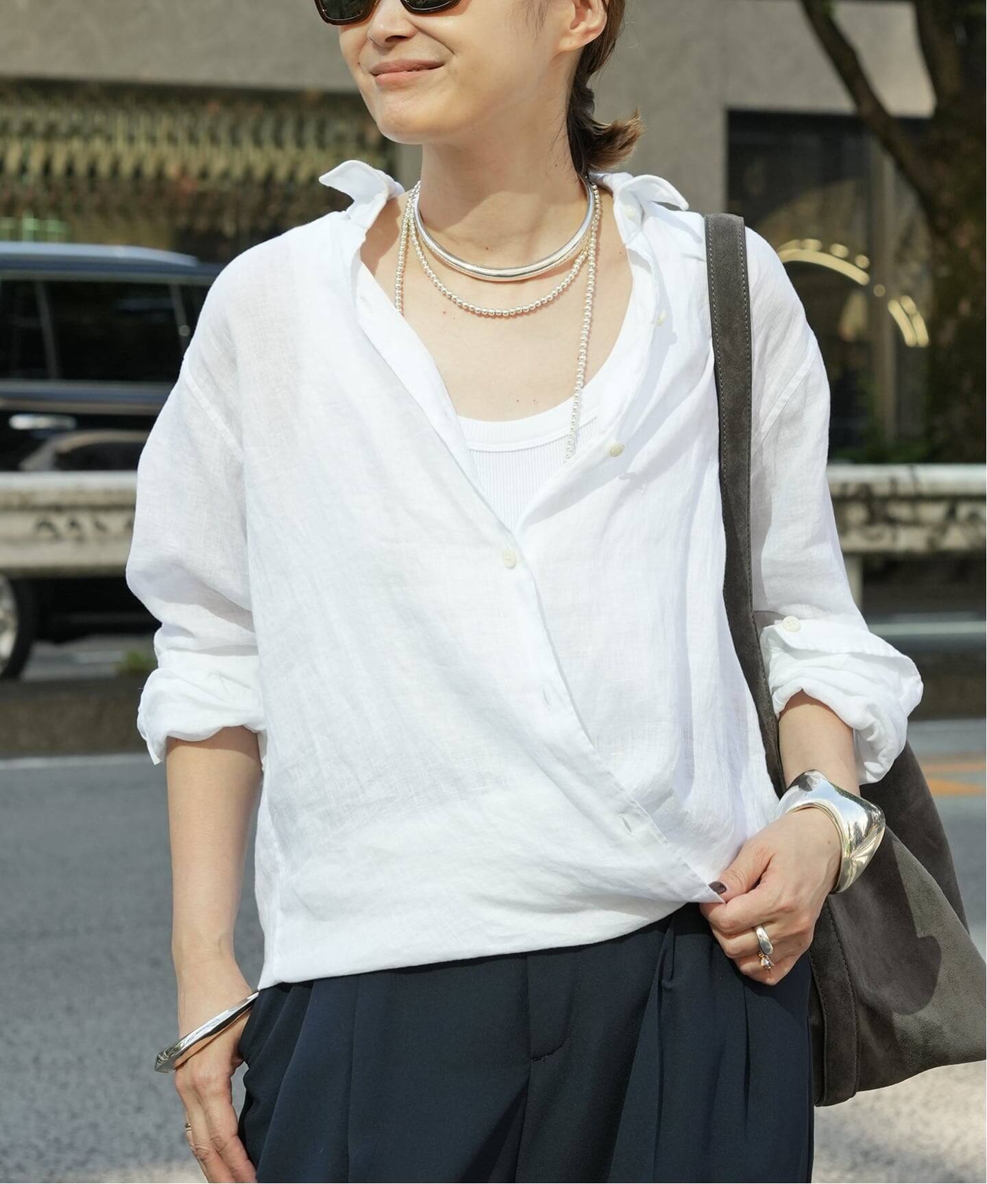 LINEN WASH CACHE シャツ（シャツ／ブラウス）｜Deuxieme Classe 